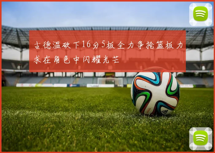古德温砍下16分5板全力争抢篮板力求在角色中闪耀光芒